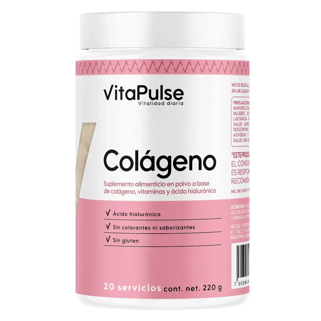 VitaPulse: Colágeno sin Sabor 220g