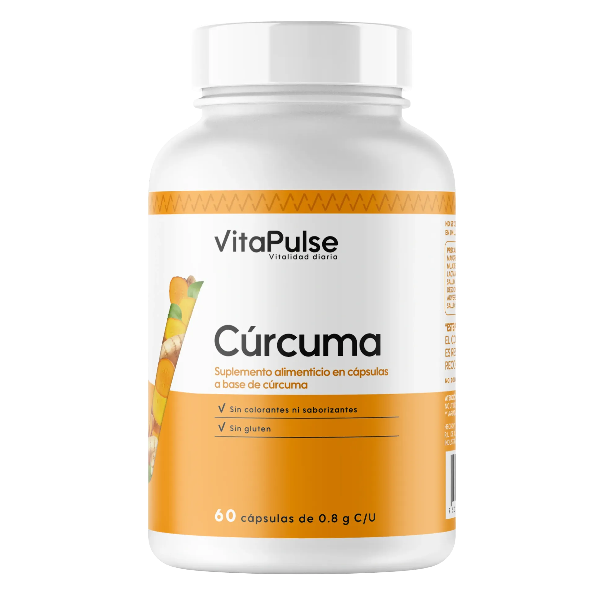 VitaPulse: Cúrcuma 60 Cápsulas