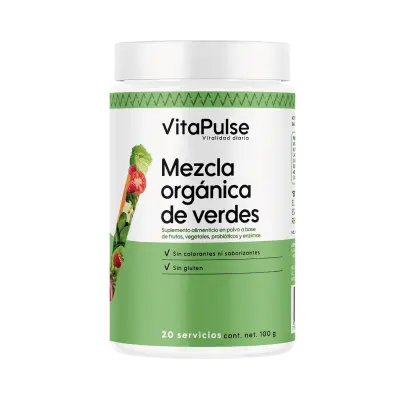 [VITAMEZCLA] VitaPulse: Mezcla Orgánica de Verdes 100g