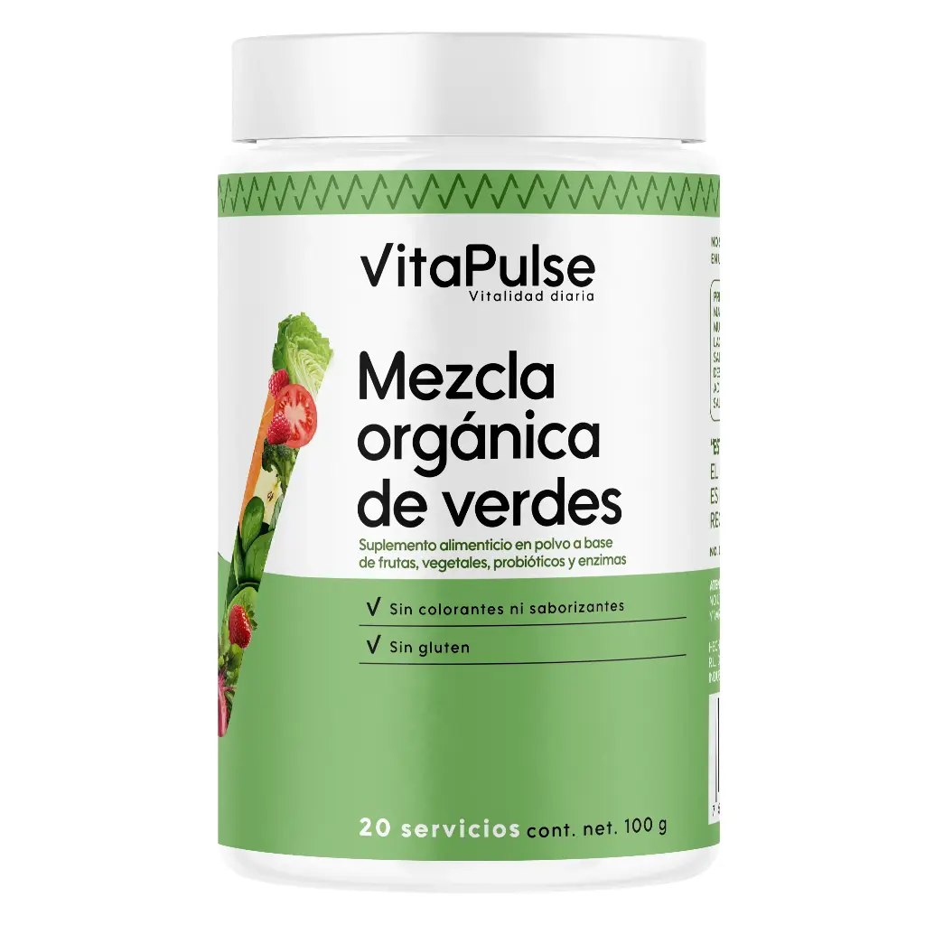 VitaPulse: Mezcla Orgánica de Verdes 100g